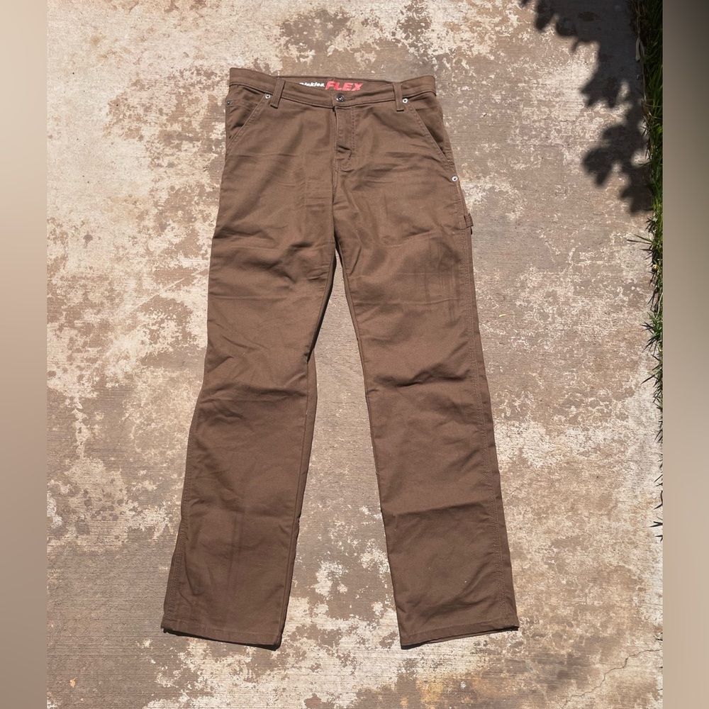 Dickies Brown Cargo Pants Durable Workwear